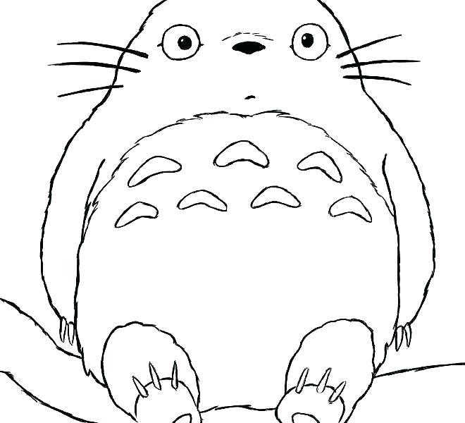 660x600 Totoro Coloring Pages Coloring Pages This Is Coloring Pages