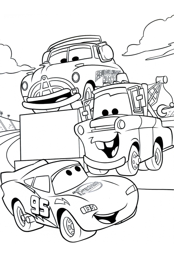 567x850 Coloring In Cars Coloring Pages From The Disney Movies