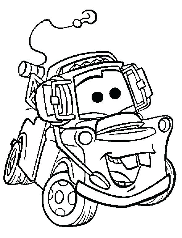 590x770 Mater Coloring Page Mater Ng Book Ng Pages Images Children On Cars