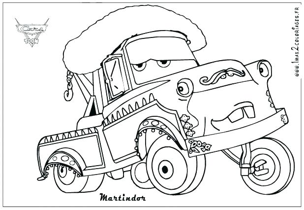 618x426 Tow Mater Coloring Pages Cars Coloring Pages Mater Coloring