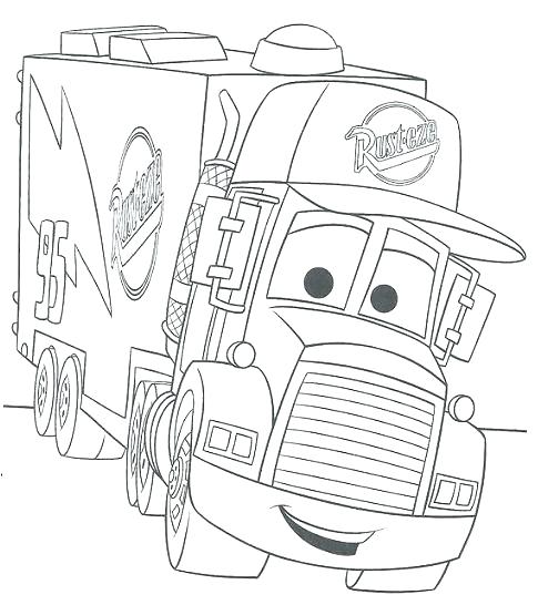 485x546 Coloring Pages Disney Cars Mater Coloring Page Free Cars Coloring