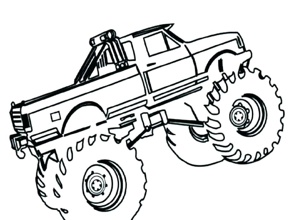 940x705 Monster Trucks Coloring Pages Tow Truck Coloring Pages Monster