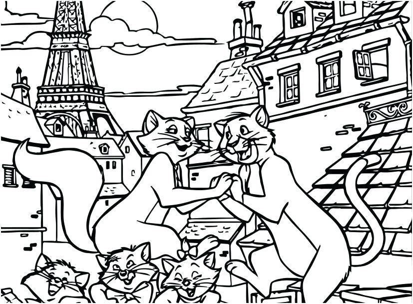 827x609 Tower Coloring Page Pages And Stars In The Sky Tower Coloring Page