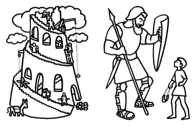 800x524 Tower Babel Coloring Page Computer Coloring Pages Tower