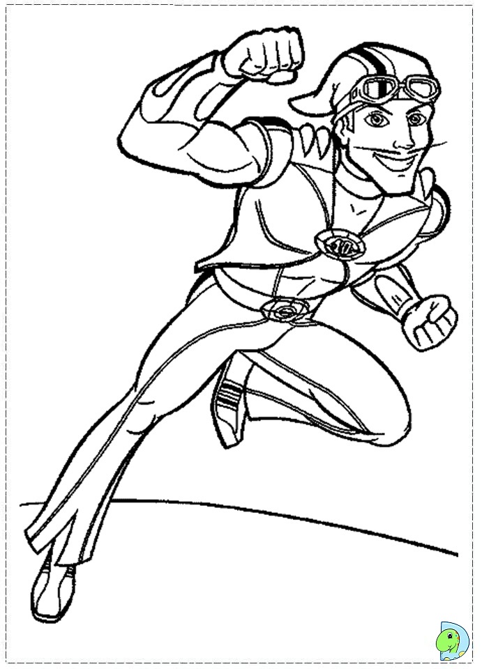 691x960 Lazy Town Coloring Page