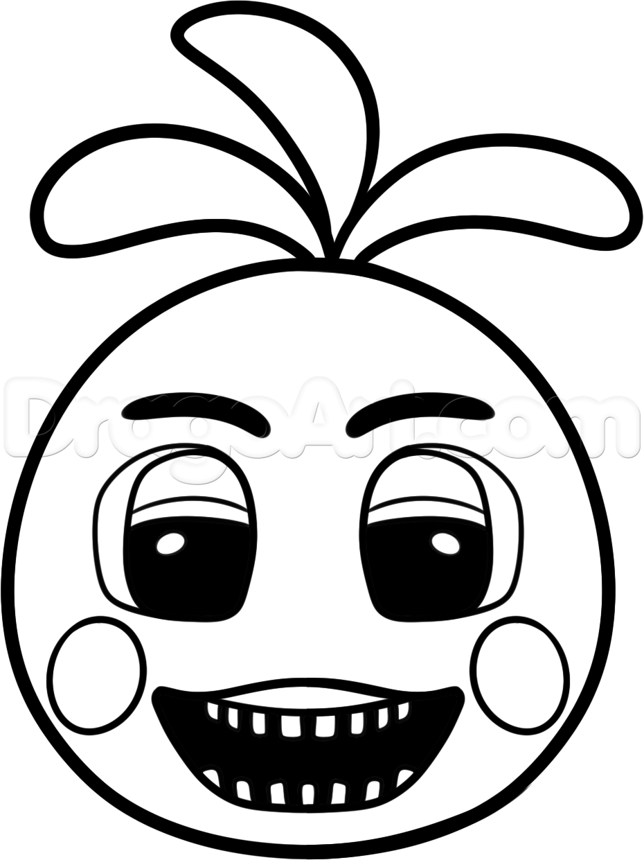 930x1241 F Naf Coloring Pages Chica Toy Five Nights