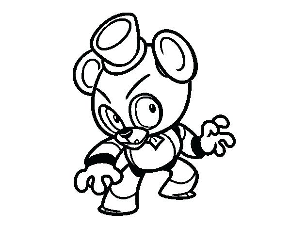 600x470 Freddie Coloring Pages Coloring Pages Withered Five Nights