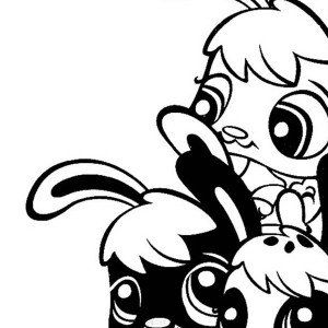 300x300 Shopping Coloring Pages