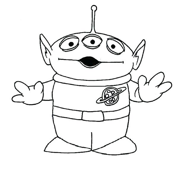 620x636 Toy Story Alien Colouring Pages Coloring Page Coloring Pages