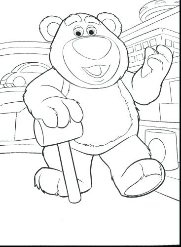 367x500 Buzz Lightyear Coloring Page