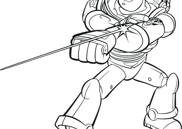 600x425 Buzz Lightyear Spaceship Coloring Pages Kids Coloring Toy Story