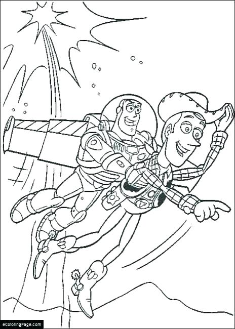 Toy Story Coloring Pages Buzz And Woody at GetDrawings | Free download