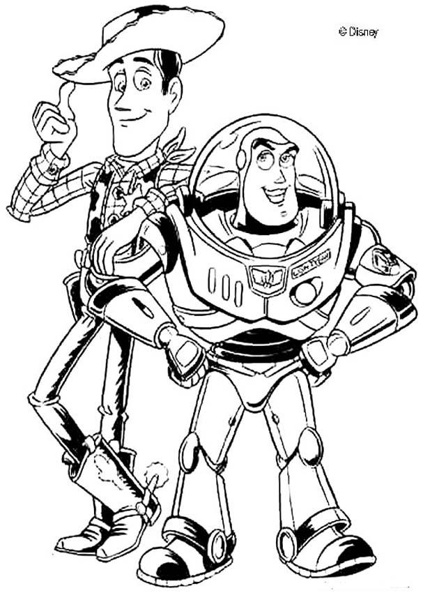 607x850 Toy Story Coloring Pages