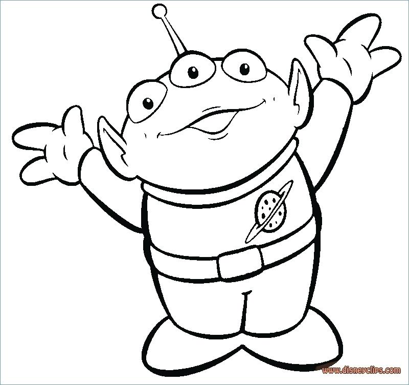 800x752 Toy Story Coloring Pages Pdf Alien Page How To Draw
