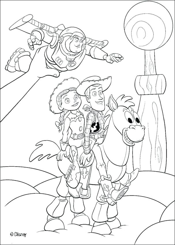 607x850 Toy Story Coloring Pictures Toy Story Coloring Pages Pdf