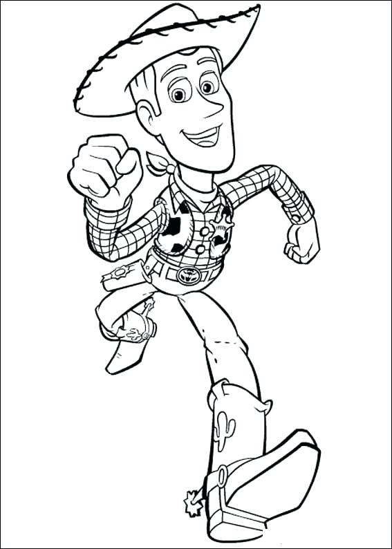 567x794 Toy Story Coloring Sheet