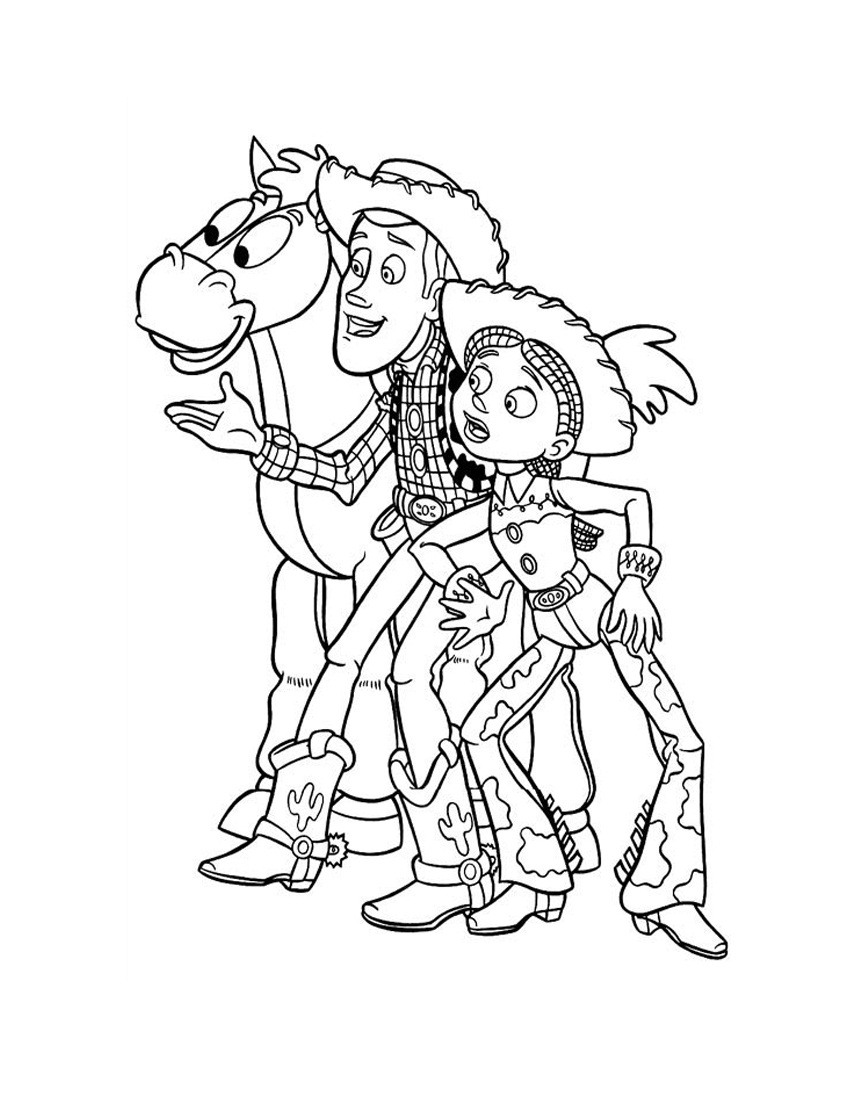 850x1100 Free Printable Toy Story Coloring Pages For Kids Toy Story