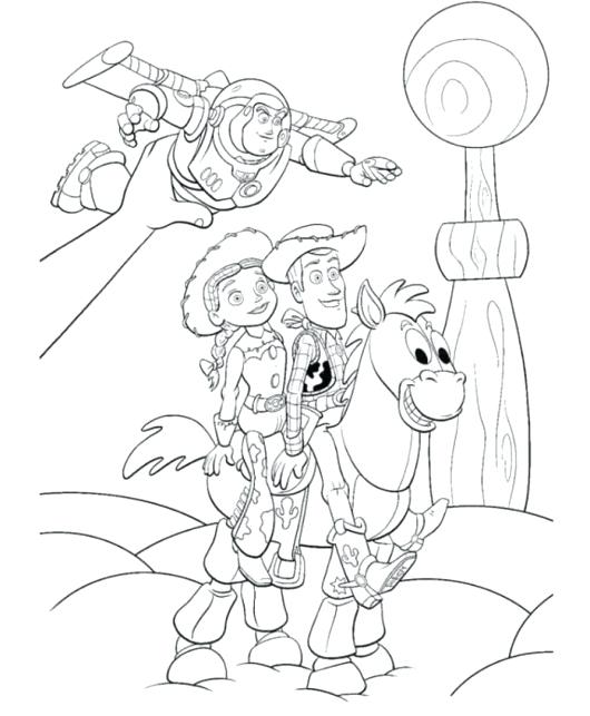 530x643 Jessie Toy Story Coloring Pages