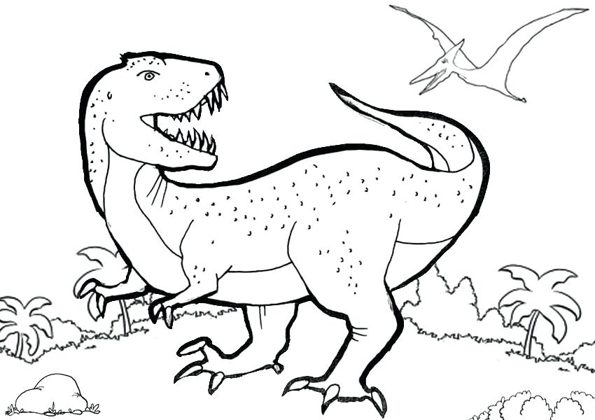 850x600 T Rex Coloring Page Free Coloring Pages Rex Coloring Pages Toy