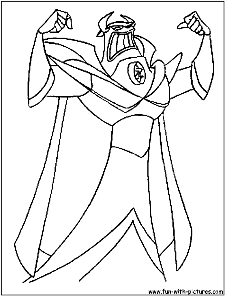 780x1024 Zurg Coloring Page Pages Accidental Shakespeare Inside Buzz