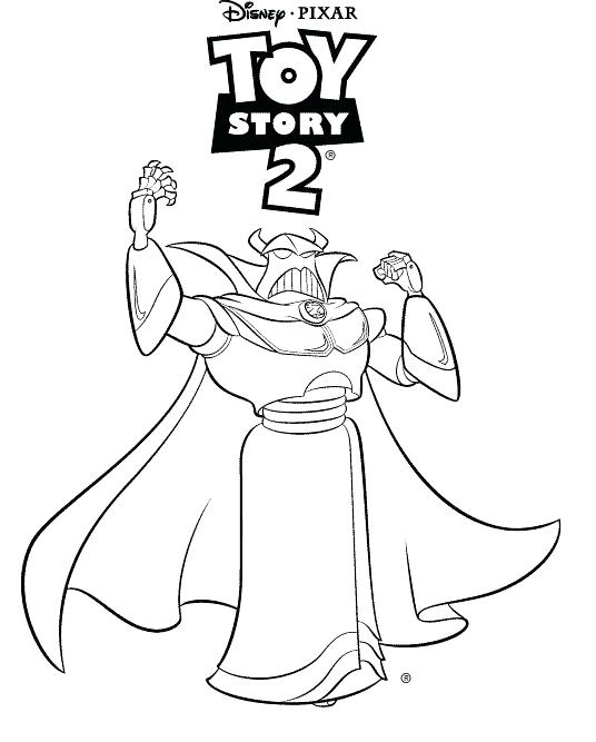 536x667 Zurg Coloring Pages Toy Story Coloring Pages Images Buzz Lightyear