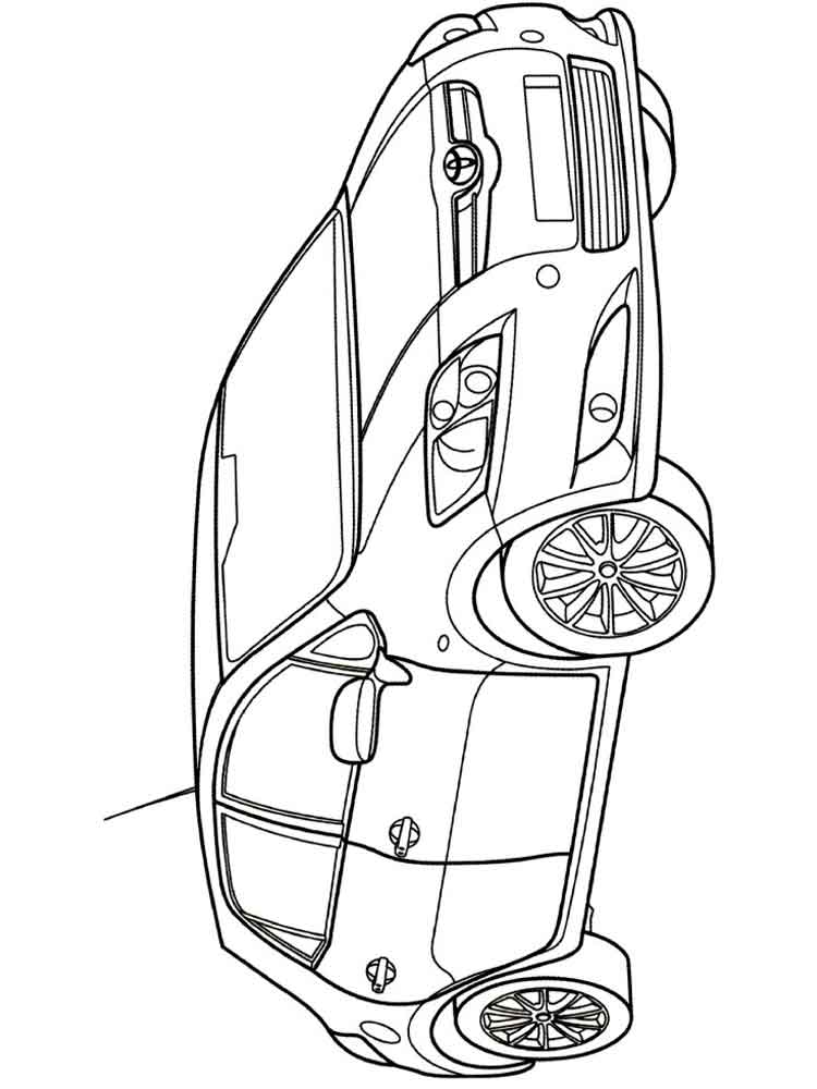 750x1000 Toyota Coloring Pages