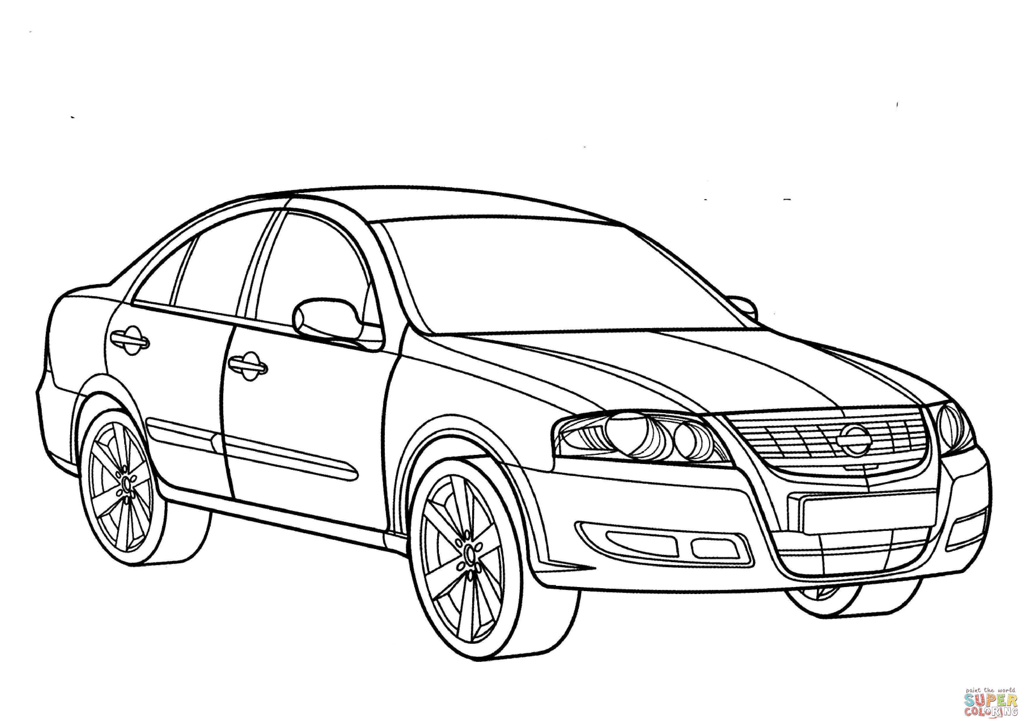 3508x2480 Fancy Toyota Coloring Pages Sketch