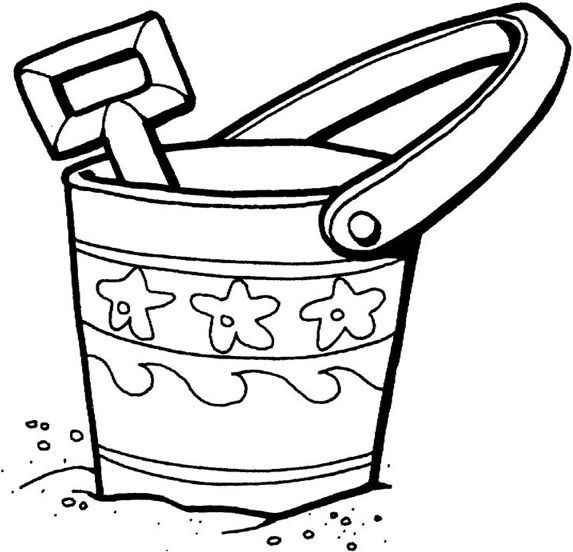 573x552 Sand Toys Coloring Page Coloring Book