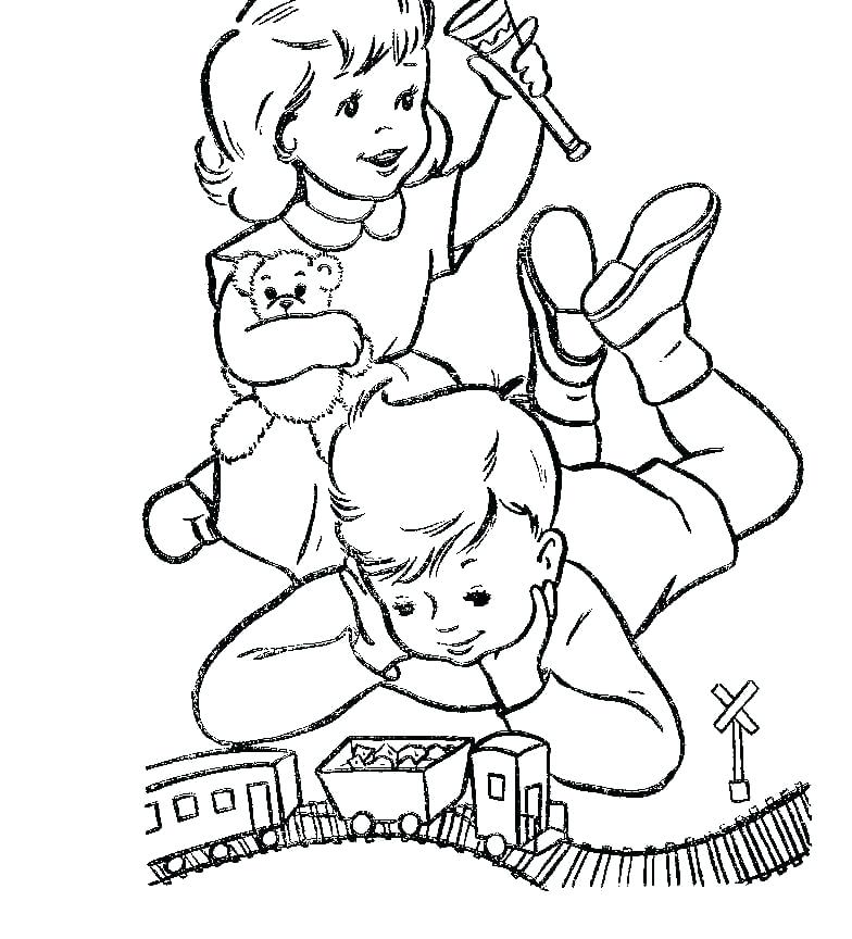 784x864 Toy Coloring Pages Airplane Toys Coloring Page Pages For Kids Toy