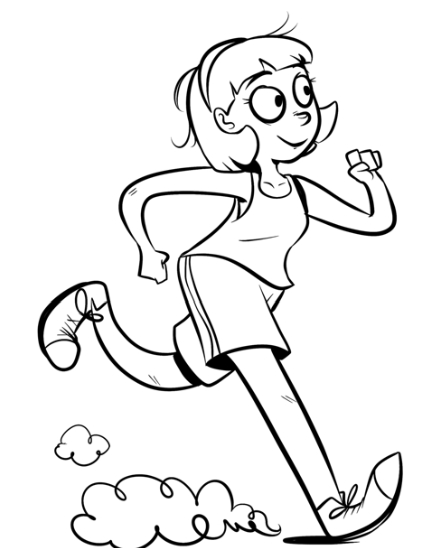 448x548 Running Coloring Pages Track And Field Coloring Pages X