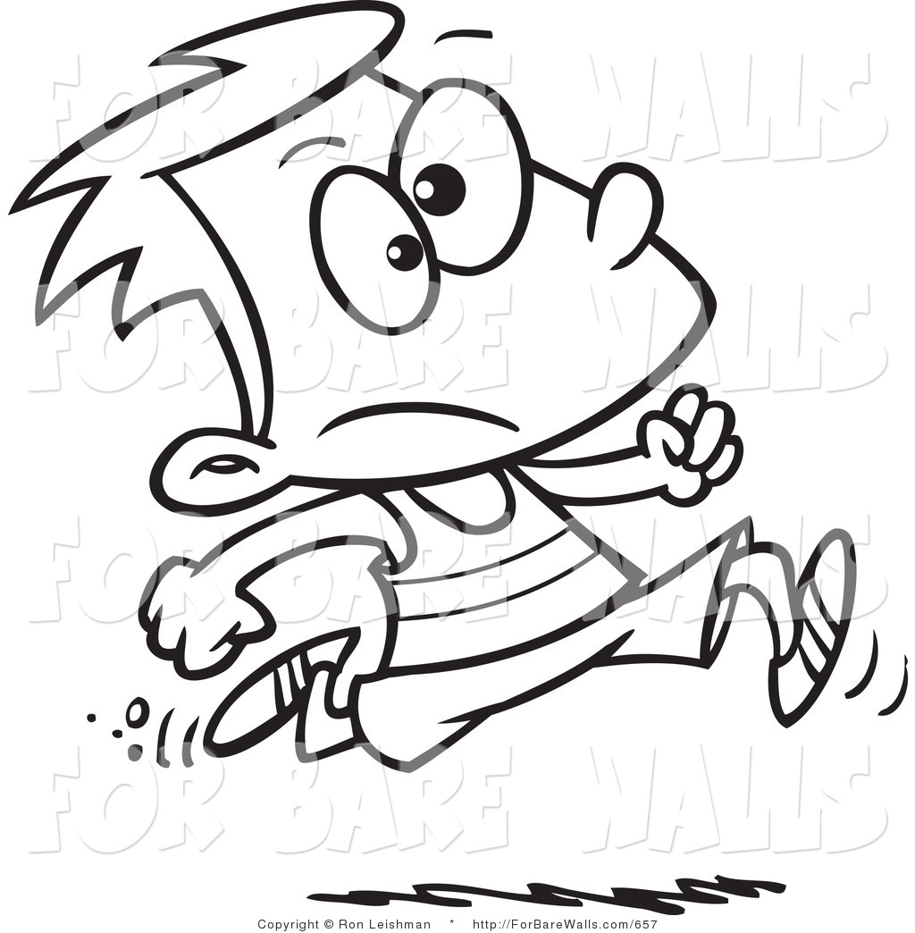 1024x1044 Printable Illustration Of A Coloring Page Outline Of A Boy Running
