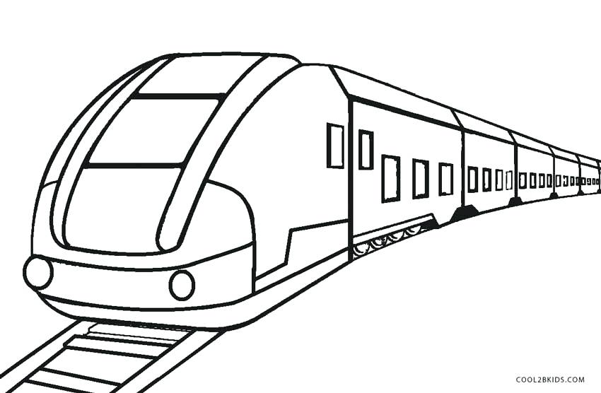 850x556 Free Printable Train Coloring Pages For Kids Train Tracks Coloring