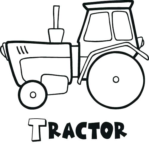 500x492 Tractor Color Pages Tractor Coloring Pages Johnny Books John