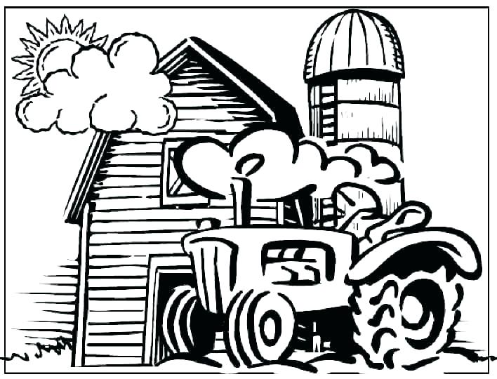 708x540 Tractor Coloring Pages Farm Tractor Colouring Pages Coloring