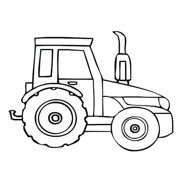 600x600 Tractor Coloring Pages Printable Tractor Coloring Page Printable