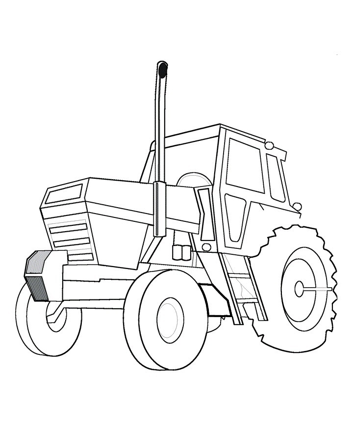 720x880 Tractor Coloring Pages Free To Print