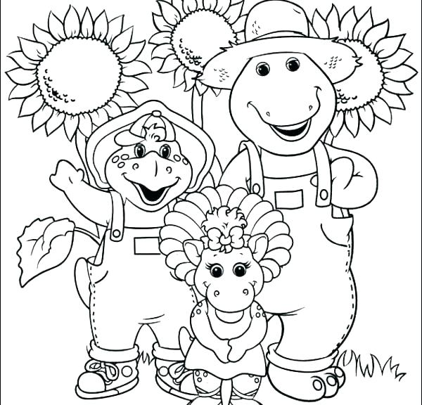 600x576 Farm Tractor Coloring Pages Coloring Pages Barney Index Coloring