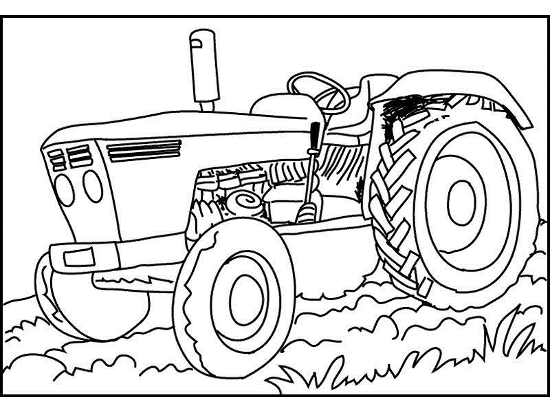 800x600 Tractor Coloring Pages For Toddlers Printable Tractor Coloring