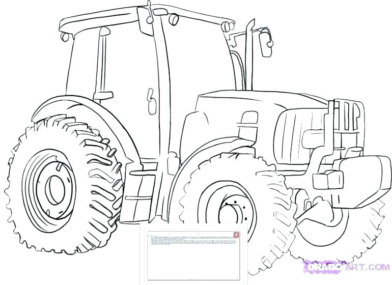 770x560 Tractor Coloring Pages To Print