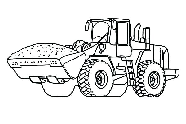 600x402 Printable Coloring Pages Tractors Tractor Tractor Carrying Chicken