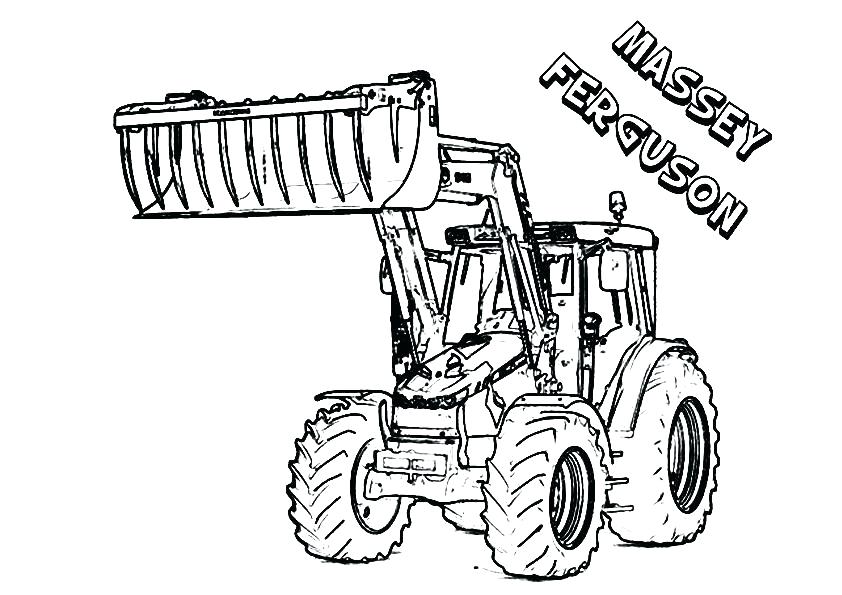 842x595 Tractor Coloring Pages Printable Ideal Free Tractor Coloring Pages