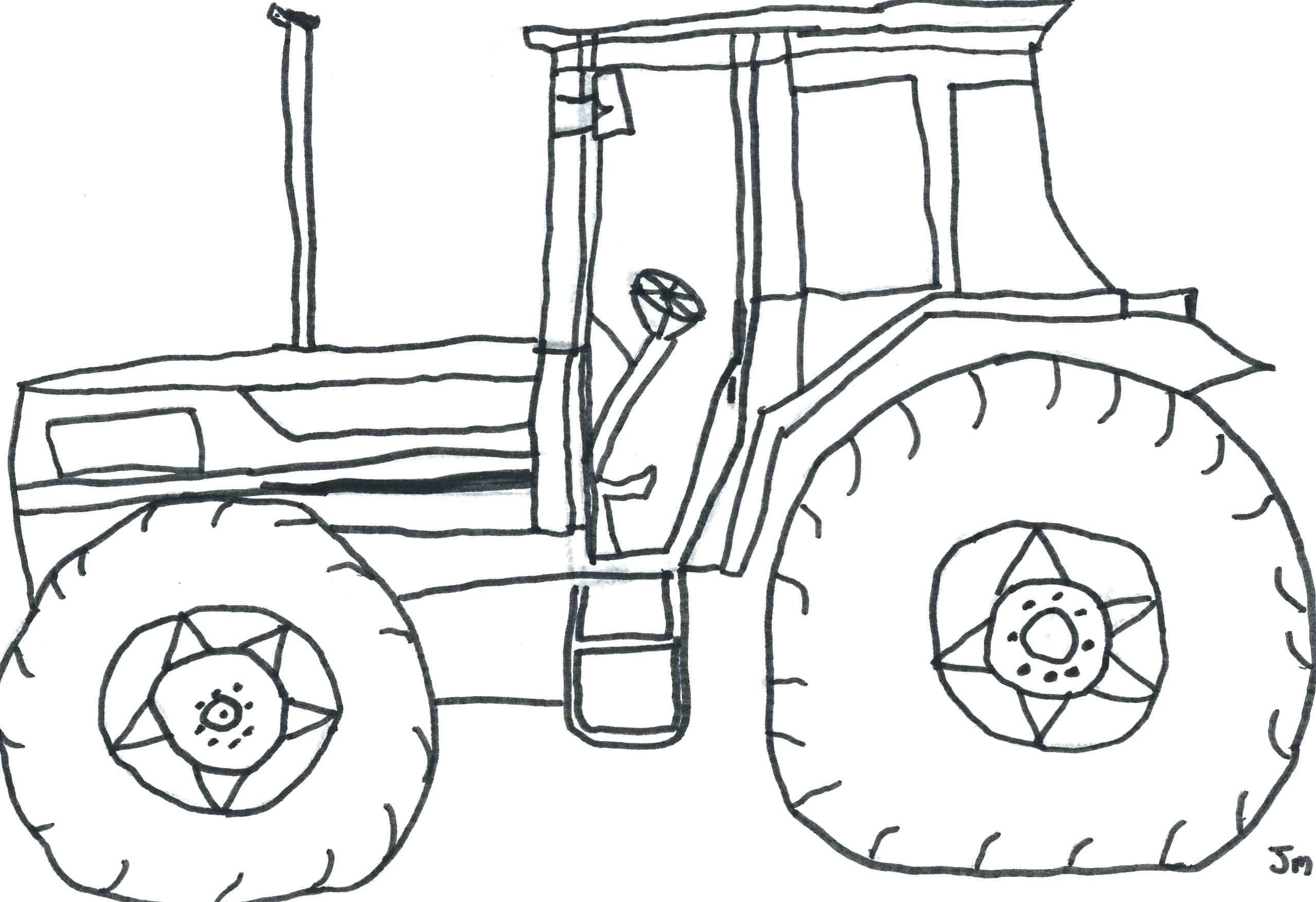2556x1752 Farm Tractor Coloring Pages Boy To Download And Print For Free