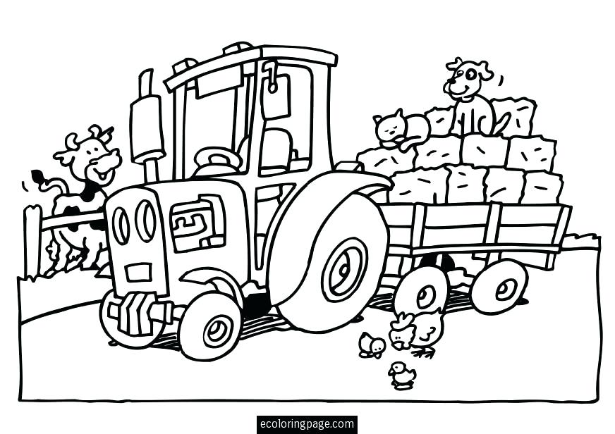 872x616 Tractor And Trailer Toy Coloring Pages X Google Coloring Coloring