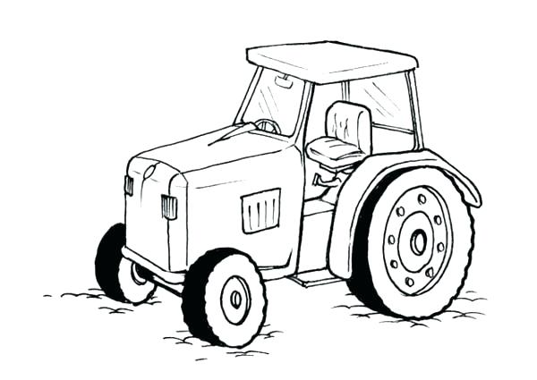 600x425 Farm Tractor Printable Coloring Pages Tractor And Trailer Toy