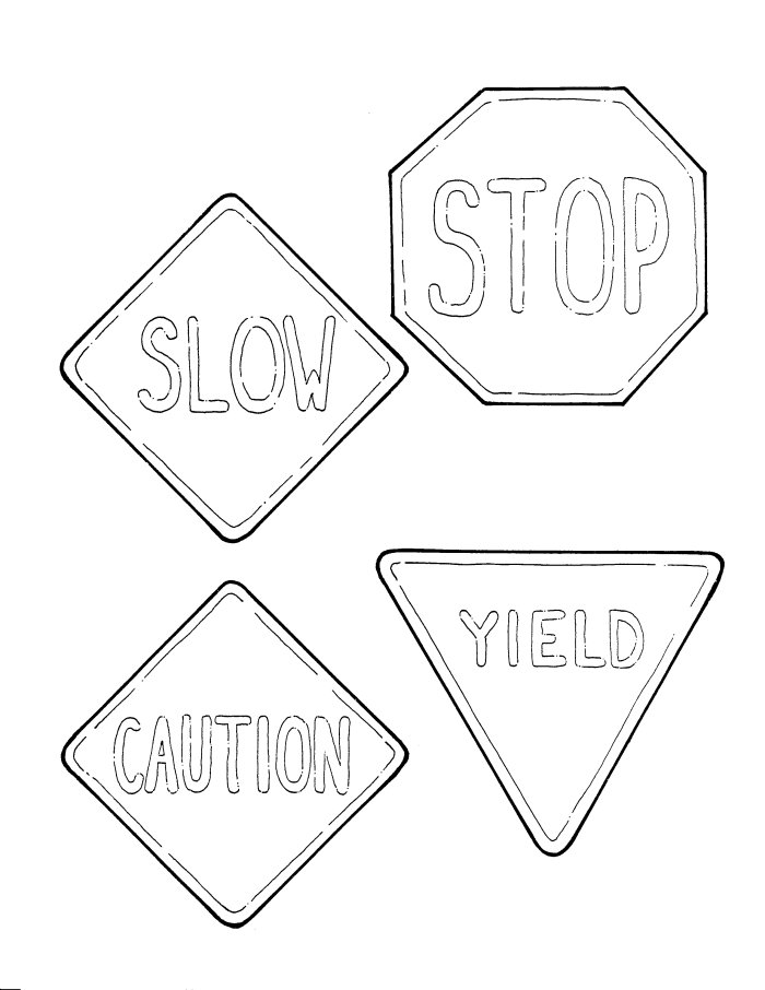 700x906 Traffic Sign Coloring Pages