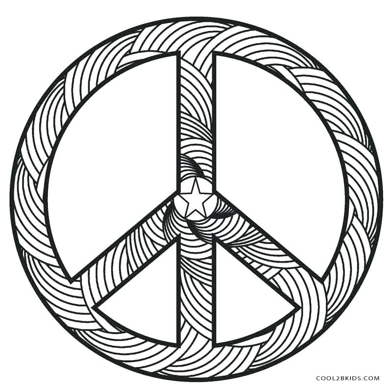 800x800 Stop Sign Coloring Page Free Printable Peace Sign Coloring Pages