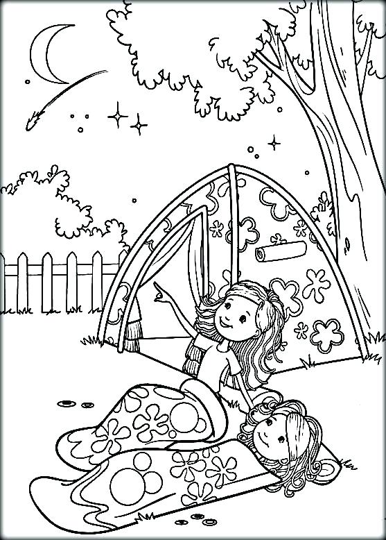 557x778 Camping Coloring Page Camping Coloring Pages Girl Scout Picture