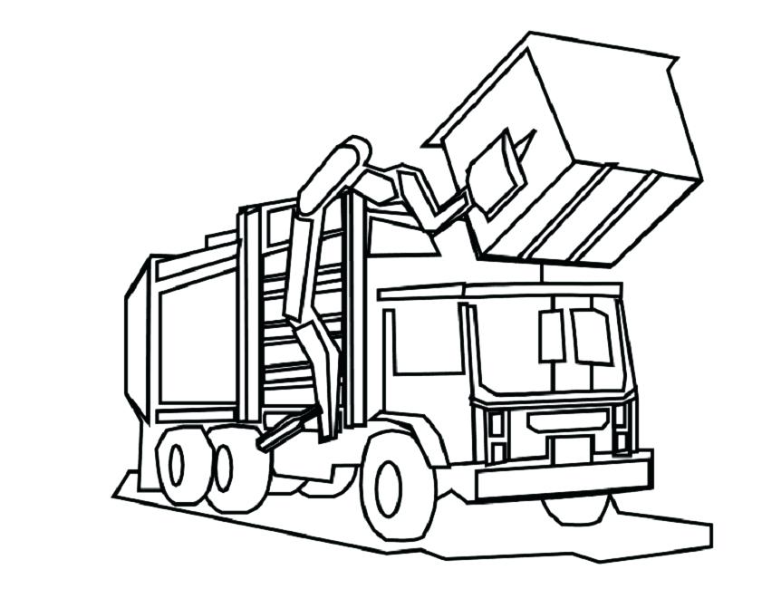 841x650 Truck Coloring Pages Free Page Perfect For Colouring With Fire
