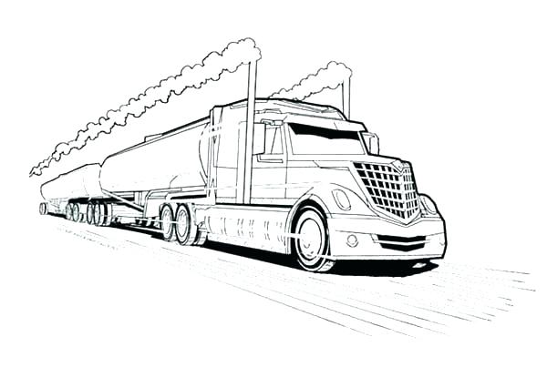 600x426 Wonderful Coloring Pages Of Trucks
