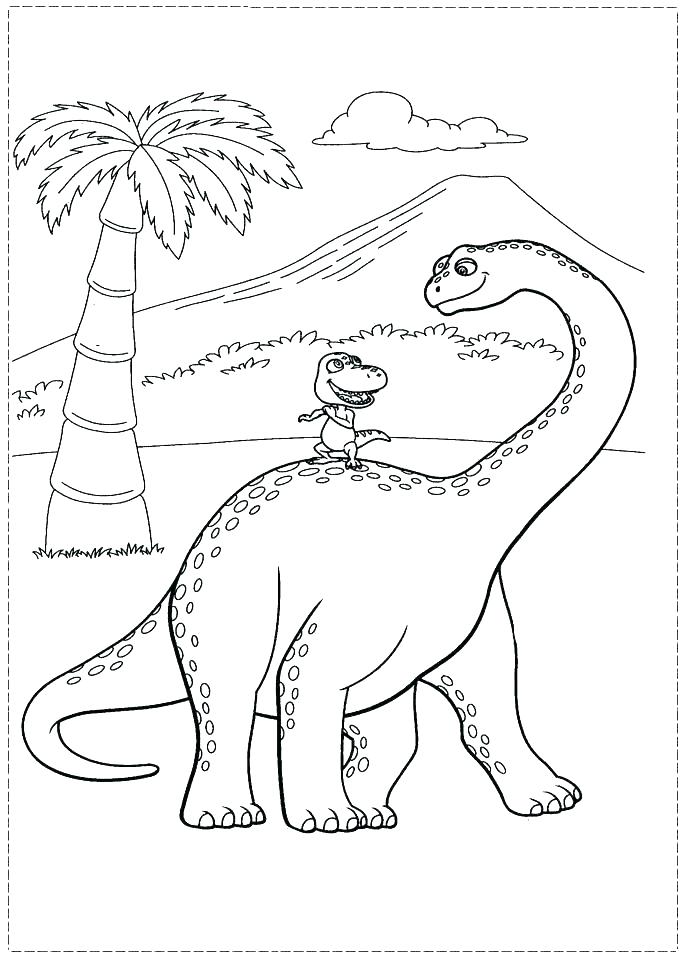 691x960 Free Train Coloring Pages